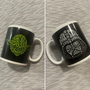 Like New Disney Star Wars Mug Yoda and Vader
